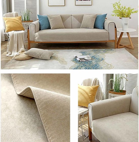 Upgraded Couch Covers - Kussenhoezen for banken, antislip bankhoezen