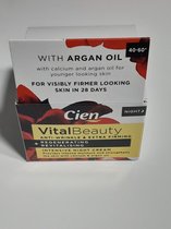 Cien Vital Beauty crème de nuit Anti-Rides & Extra Fermeté 50 ml.