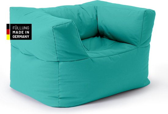 LUMALAND zitzak sofa fauteuil - Kan worden gecombineerd met het modulaire systeem - 400 L - Turquoise