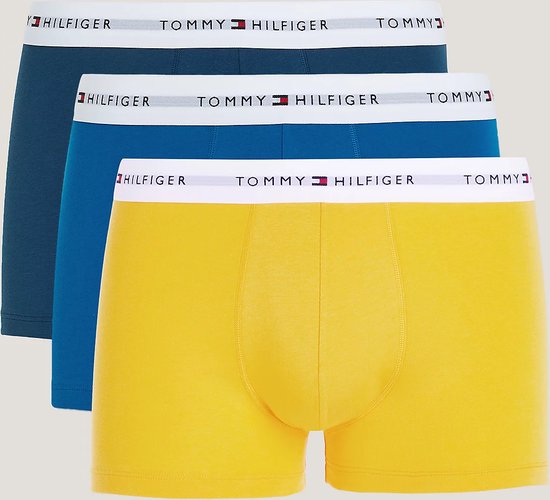 Tommy Hilfiger 3-Pack Heren Boxershorts - Cotton - M - Blauw