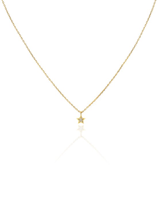 Estrella CZ Gold ketting