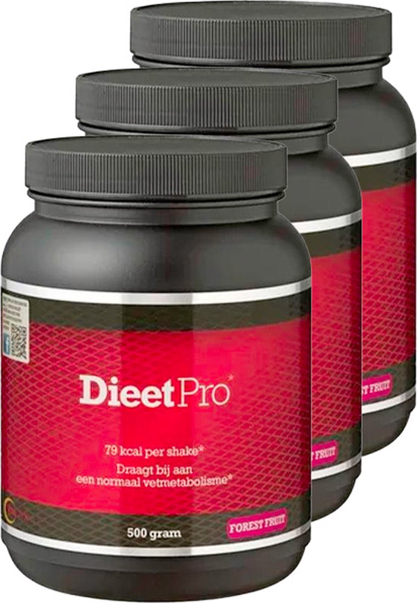 Goedkoopste Dieet Pro | Forest Fruit | 3 stuks | 3 x 500g