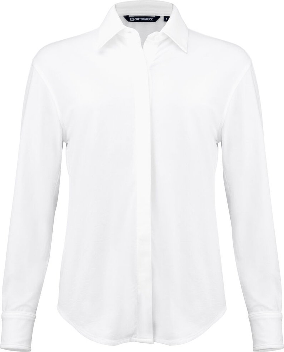 Cutter & Buck Hedley Stretch Shirt Dames 352413 - Wit - 36/S