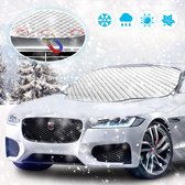 Autovoorruithoes, magnetisch opvouwbare autohoes voor bescherming tegen UV, zon, stof, vorst en sneeuw, 183 x 116 cm