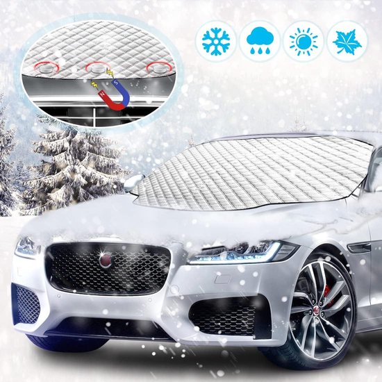 Protege Pare Brise Givre Et Fenetre Avant,Pare Soleil Voiture Pare Brise Thermique Universel Couverture Voiture Hiver Anti Pluie Neige Couverture | Leroy Merlin