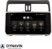 Dynavin Navigatie Toyota Landcruiser 150 carkit android 13 draadloos apple carplay android auto DSP overname