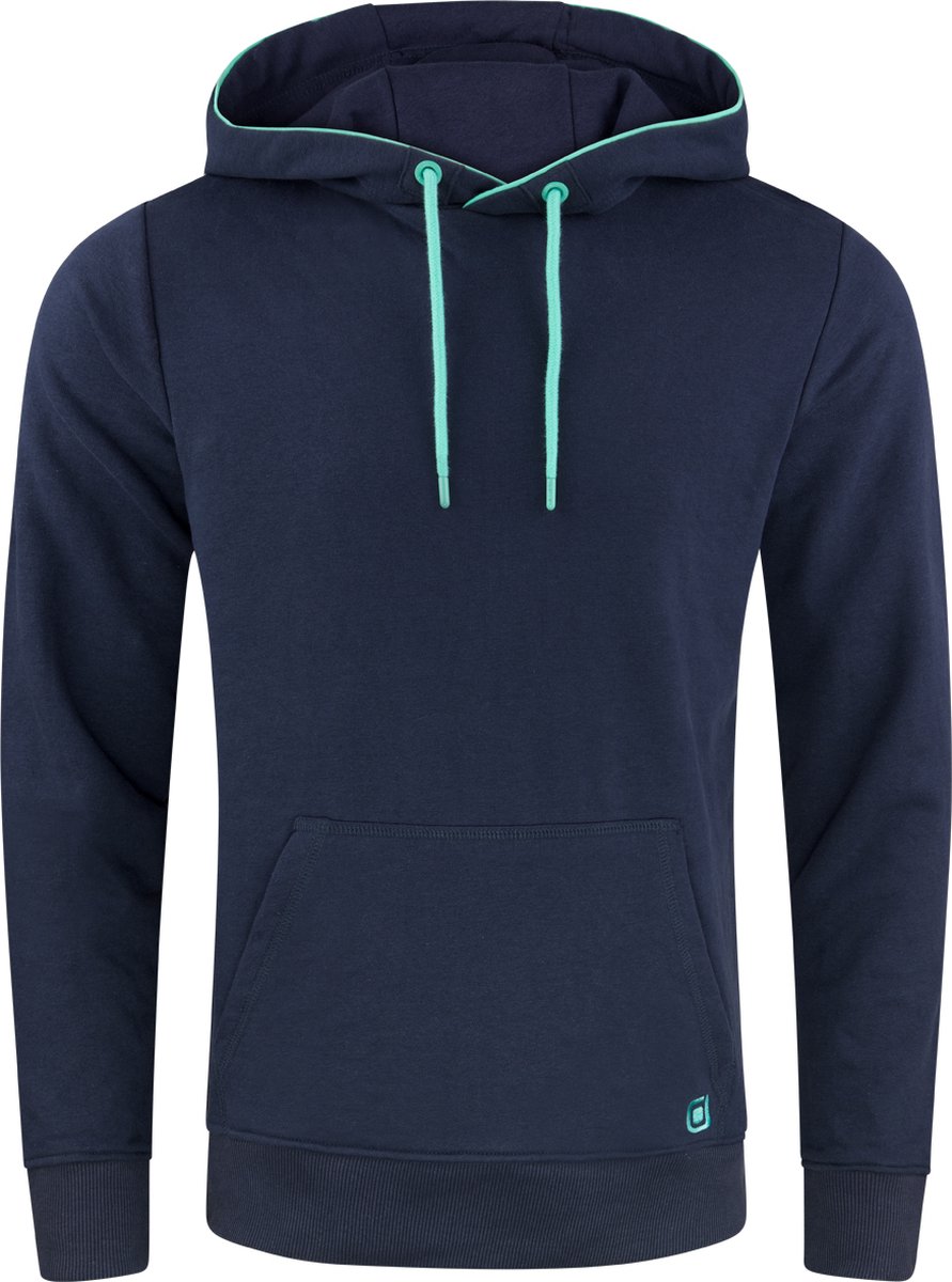 riverso Heren trui RIVSandro regular fit Blauw XL Volwassenen Sweat Hoodie met Capuchon