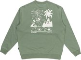 Quiksilver Graphic Mix Sweater - Sea Spray