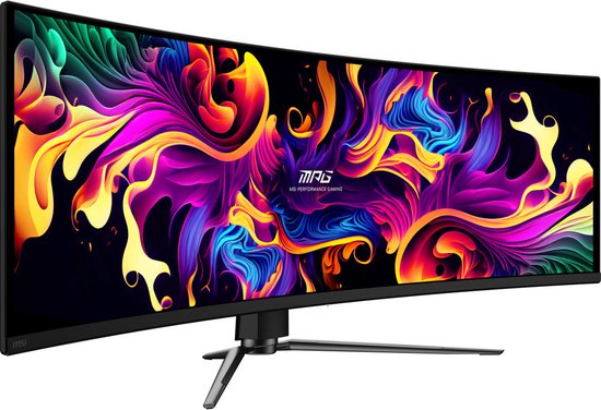 MSI MPG 491CQP QD-OLED - Curved Ultrawide Gaming Monitor - Bol