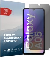 Rosso Protection d'écran de confidentialité adaptée pour Samsung Galaxy A05 – Glas trempé 9H – Tempered Glass compatible avec les coques – Installation facile