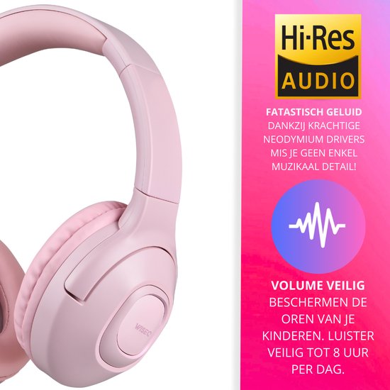WISEQ Unbreakable - Kinderkoptelefoon - Blauw