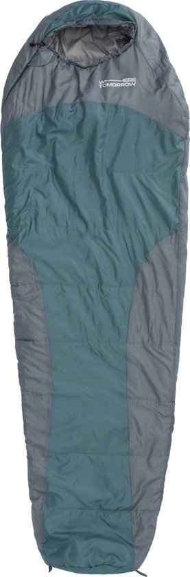 Where Tomorrow Camping Slaapzak Classic - Mummieslaapzak met zak - 230 x 80 x 55 cm - Goblin blauw
