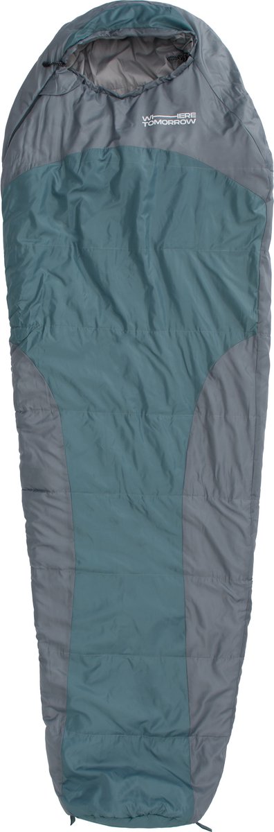 Where Tomorrow Camping Slaapzak Classic - Mummieslaapzak met zak - 230 x 80 x 55 cm - Goblin blauw
