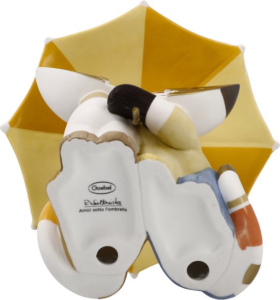 Goebel - Rosina Wachtmeister | Statue / figurine décorative Amici sotto l'ombrello | Porcelaine - 12cm - 2024
