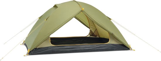 NOMAD® Jade Koepeltent 2 personen | Groen | Slechts 3KG | 2 Persoons Tent Met Binnentent | Waterdicht & Ventilerend | Incl Hoes