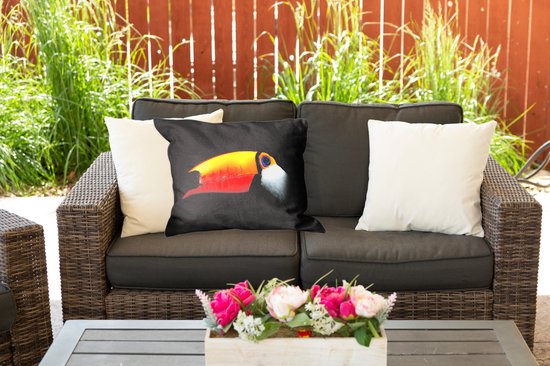 Coussins d'extérieur - Jardin - Toucan - Vogel - Bec - 50x30 cm