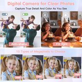 Digitale Camera Kinderen Camera Voor Kinderen Camcorder Met 16x Zoom Compactcamera 'S 1080P 44mp Camera 'S Voor Beginnersfotografie