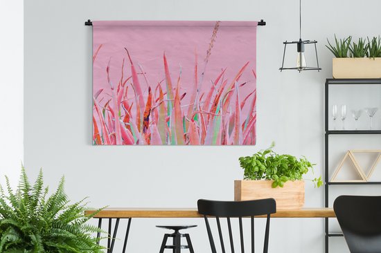 Tapisserie - Tapisserie - Été - Plantes - Pastel - 120x90 cm - Tapisserie