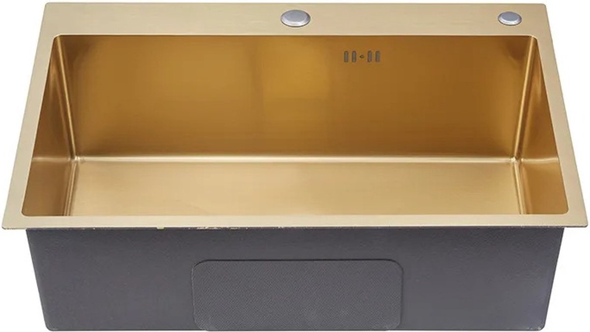 DSMRLEOP Keukenspoelbak, zwart, roestvrij staal, 80 x 50 cm, multifunctionele spoelbak met uittrekbare watervalkraan, spoelbak, hoge druk, sifon met afvoermand, overloop en afvoer