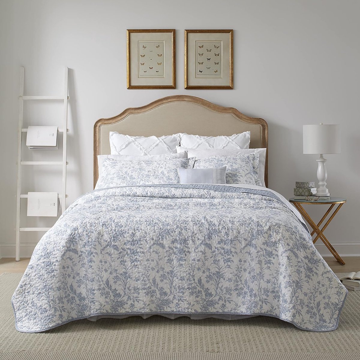 King size beddengoedset, omkeerbaar katoen, lichte woondecoratie voor alle seizoenen (barnblauw, kingsize bed)