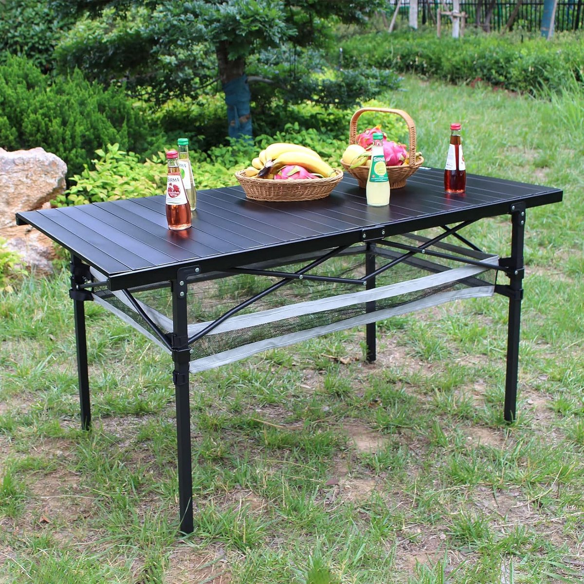 Outtec Table A Manger Pliante Interieur Et Exterieur 180x70 Cm