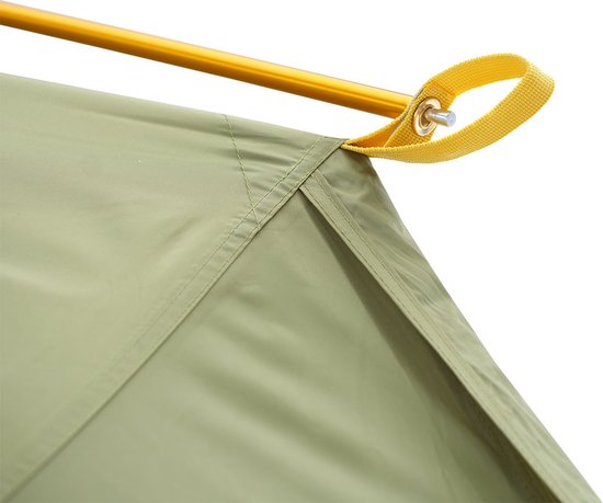 NOMAD® Jade Koepeltent 3 personen | Groen | Slechts 4KG | 3 Persoons Tent Met Binnentent | Waterdicht & Ventilerend | Incl Hoes