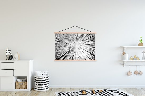 Affiche textielposter photo hêtre fait du sol 150x100 cm