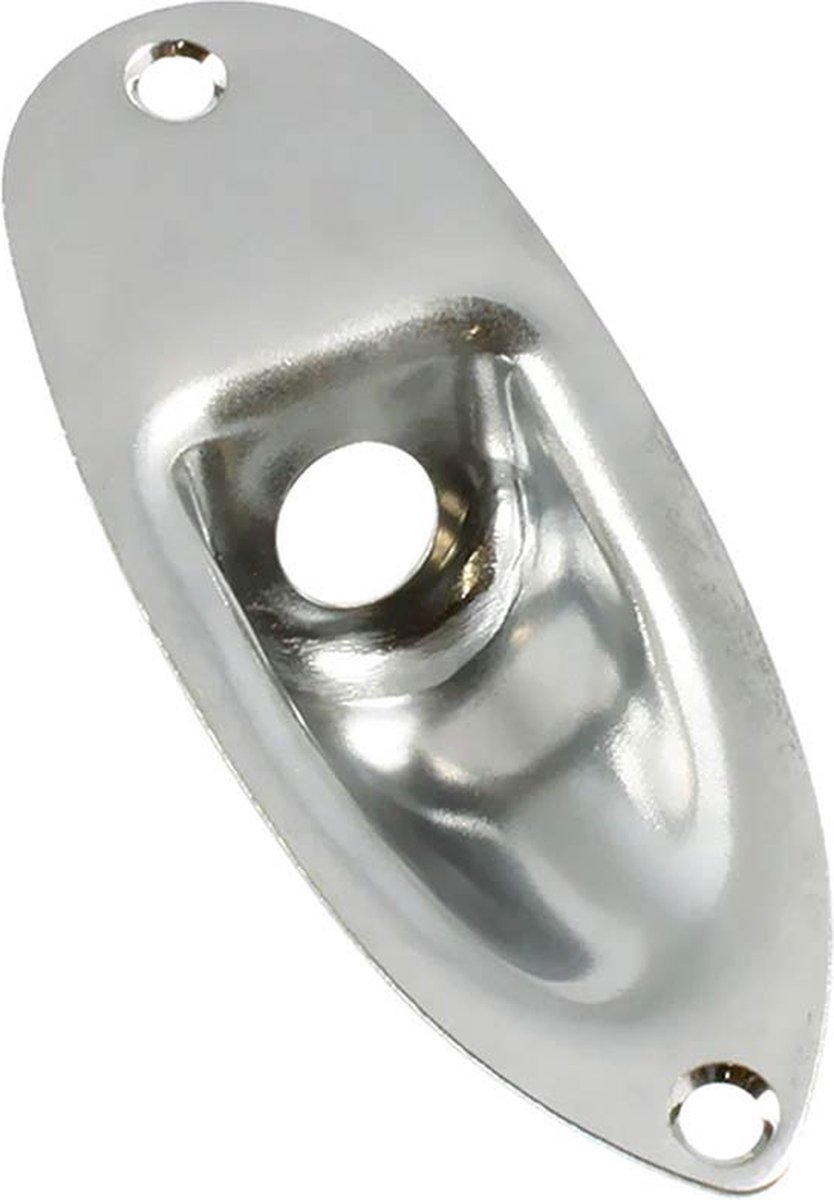 Allparts AP0610010 Chroom Jackplate voor Strat® met Montagebouten