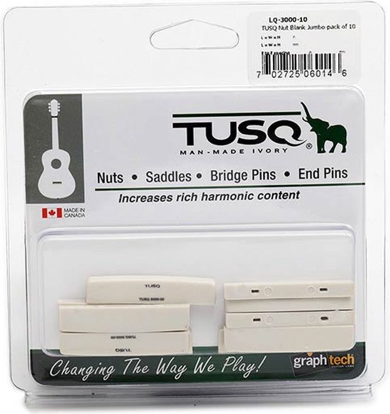 Capotasto Graph Tech TUSQ PQ-3000-00 &ndash; Vuoto Jumbo Per Chitarra Acustica/elettrica