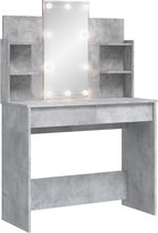 vidaXL-Kaptafel-met-LED-verlichting-96x40x142-cm-betongrijs