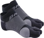 OS1st BR4 hallux valgus sokken maat M (38.5-43) – zwart – bunion – voetknobbel – gelpad beschermt tegen wrijving en druk – compressie van medische kwaliteit - naadloos