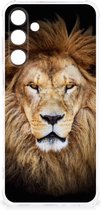 Smartphone hoesje Geschikt voor Samsung Galaxy A25 Smartphone Hoesje met foto met transparante rand Leeuw