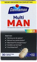 Bol.com Davitamon Multi Man - met extra selenium en zink - multivitaminen man - 30 tabletten aanbieding
