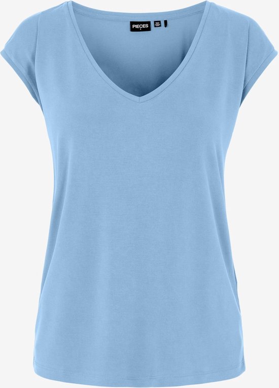 Pieces T-shirt Pckamala Tee Noos Bc 17095260 Airy Blue Dames Maat - L