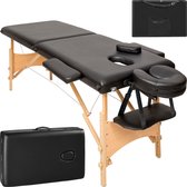 Table de massage mobile 5cm - 2 Zones + sac de transport noir 401463