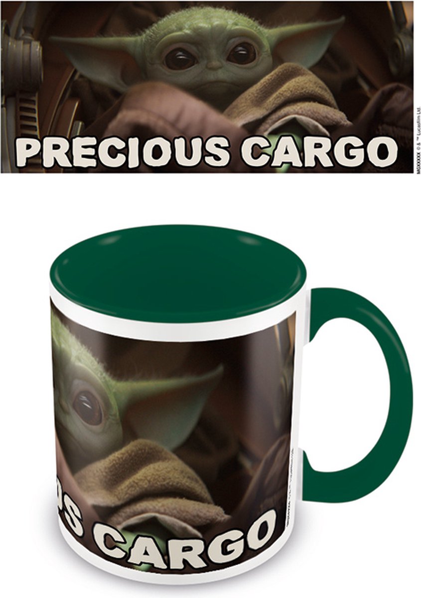 Star Wars: The Mandalorian Precious Cargo Green Coloured Inner Mug 315ml