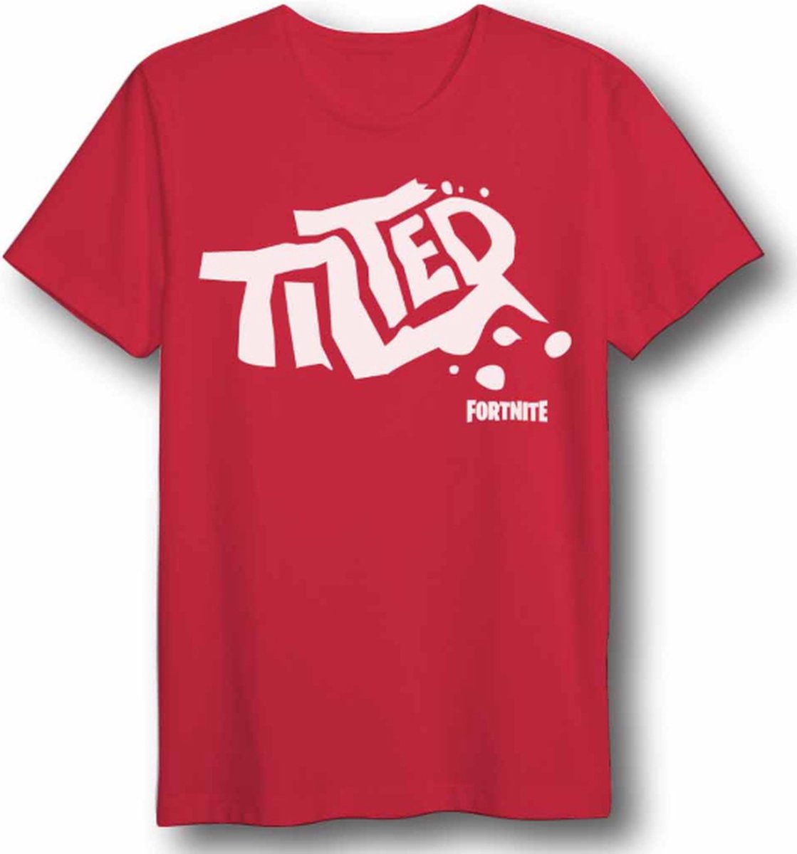 Fortnite T-shirt met korte mouw - rood - Maat M