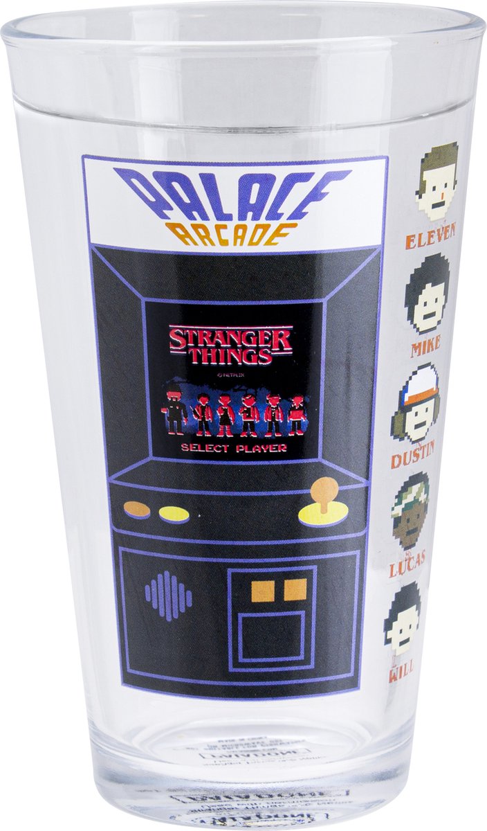 Paladone Stranger Things Arcade Koudegevoelig Glas