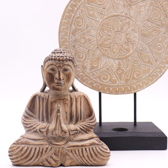 Grote Boeddha Feng Shui Set – Klassieke Mandala – hand gemaakt