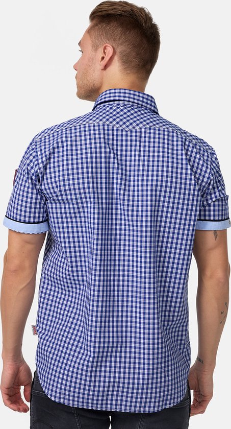 Lonsdale Berny Chemise Manches Courtes Blauw L Homme