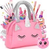 Make up Koffer Meisjes - Kinder Speelkoffer met Inhoud - Make upset voor Kinderen - Roze - Voor jouw Prinsesje