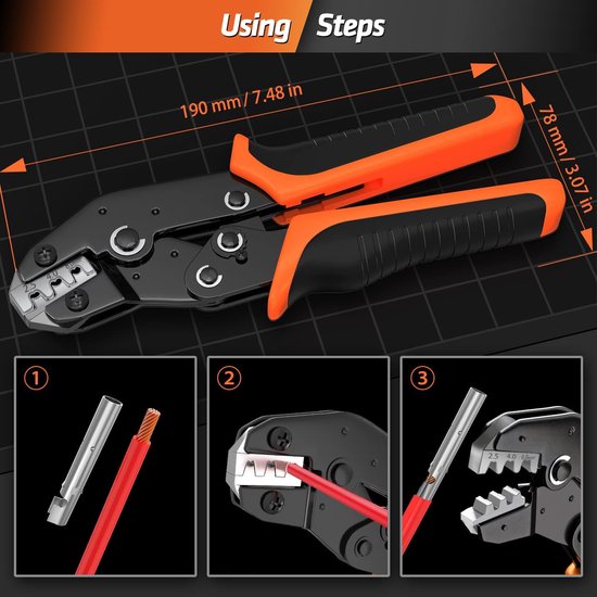 2,5-6 Mm2 Pince à Sertir Solaire Pour Câble PV (2,5-6 Mm2).[Z1029