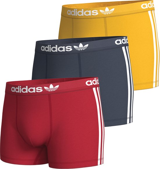 Adidas Originals Trunk (3PK) Heren Onderbroek - meerkleurig - Maat S
