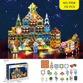 110 Stuks Magnetische Bouwstenen - 4D Magnetisch Spoor Speelgoed voor Kinderen - Montessori Puzzelblokken - Educatief Geschenk Bouwset Voor Jongens en Meisjes 3 Jaar +