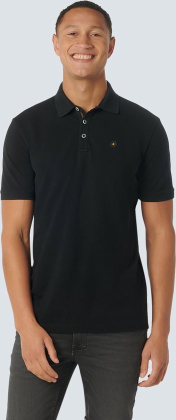 No Excess Mannen Klassiek Polo Zwart XXXL