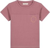Kids Gallery baby T-shirt - Jongens - Dark Salmon - Maat 56