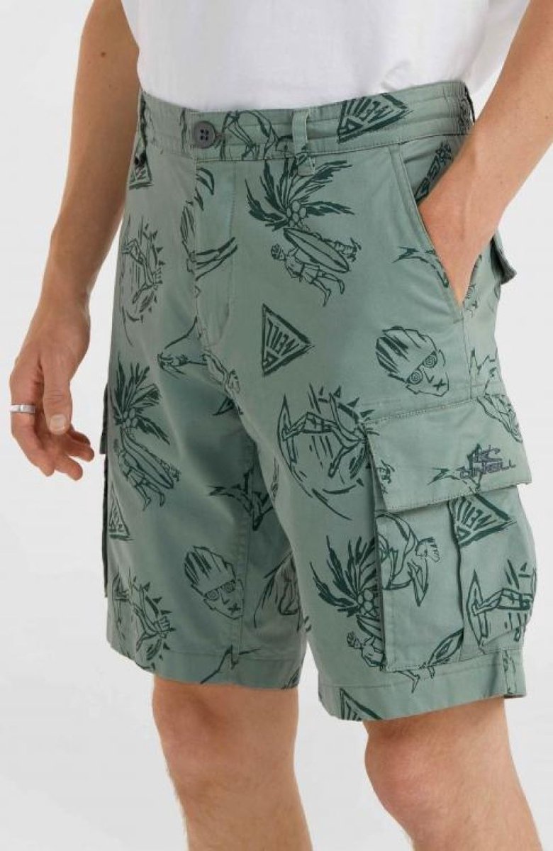 O´neill Essentials Cargo Shorts 38 Man Groen