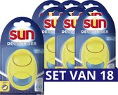 Sun Vaatwasmachine Verfrisser - Citroen - ontgeurt en verfrist - 18 stuks