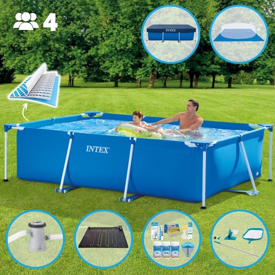 Intex Frame Pool Zwembad Super Deal - 260 x 160 x 65 cm - Blauw