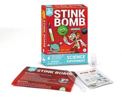 foto van Pocket science- scheikunde experimenteerset - stinkbommen - fart spray - experimenteerdozen - zelf stinkbommen maken - schoencadeautjes tot 5 euro - T2502